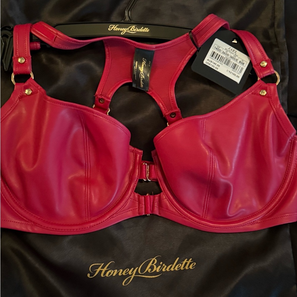 Honey Birdette Jael red 36DD. Out of Stock Online.